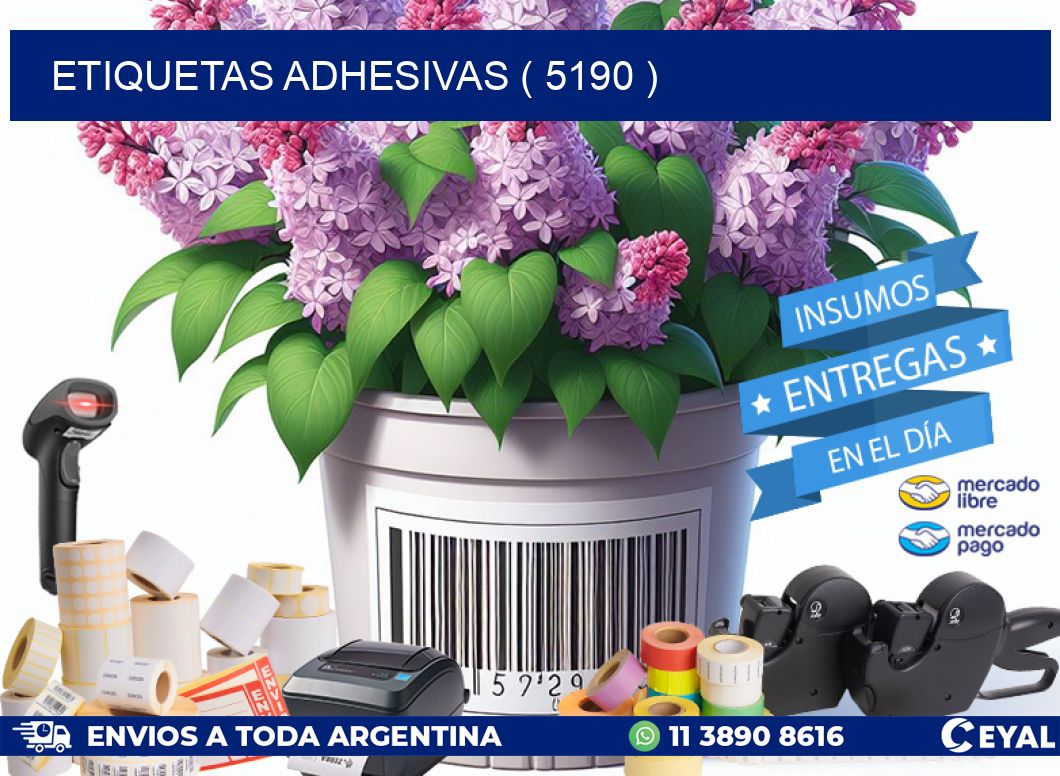 ETIQUETAS ADHESIVAS ( 5190 )