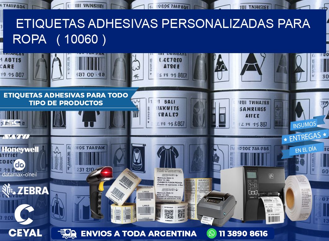 ETIQUETAS ADHESIVAS PERSONALIZADAS PARA ROPA   ( 10060 )