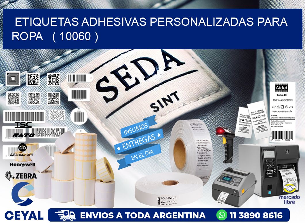 ETIQUETAS ADHESIVAS PERSONALIZADAS PARA ROPA   ( 10060 )