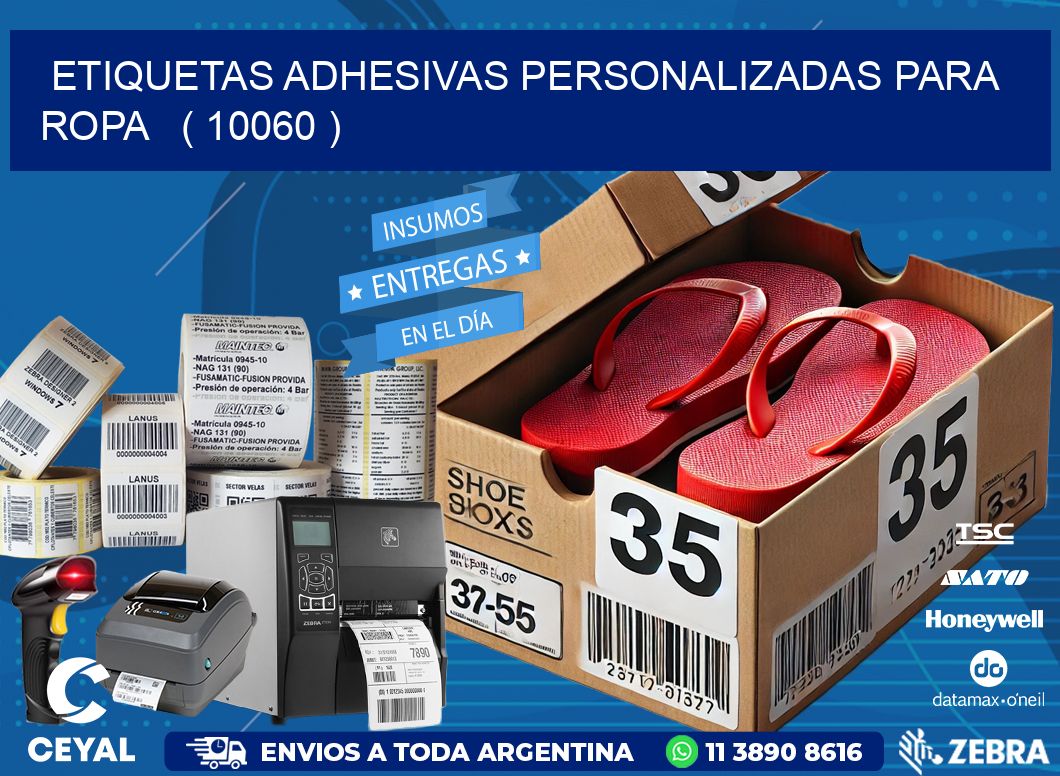 ETIQUETAS ADHESIVAS PERSONALIZADAS PARA ROPA   ( 10060 )