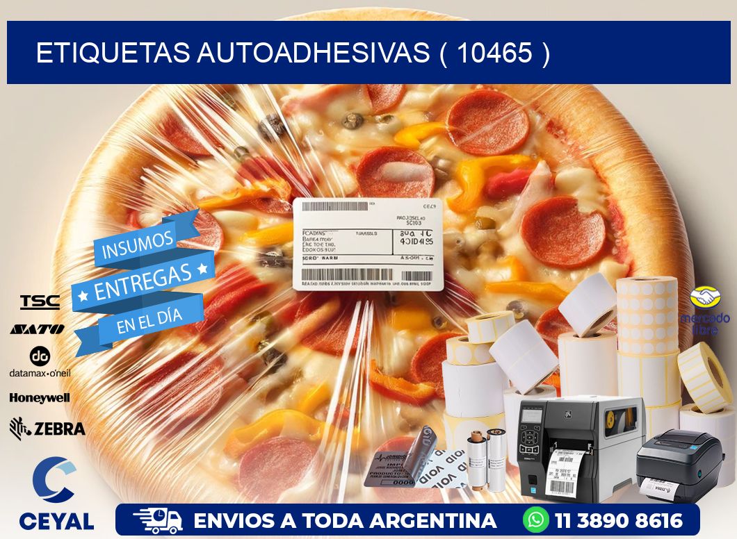 ETIQUETAS AUTOADHESIVAS ( 10465 )