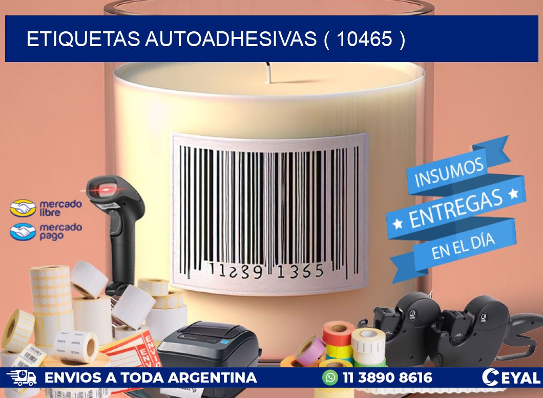 ETIQUETAS AUTOADHESIVAS ( 10465 )
