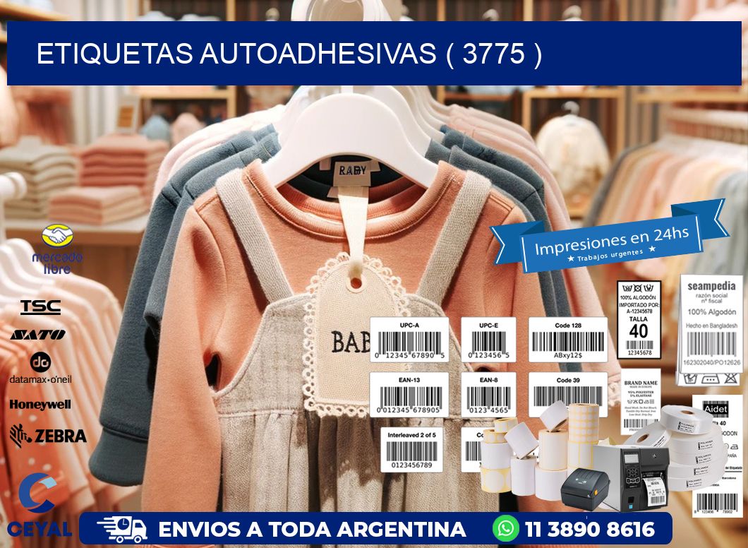 ETIQUETAS AUTOADHESIVAS ( 3775 )