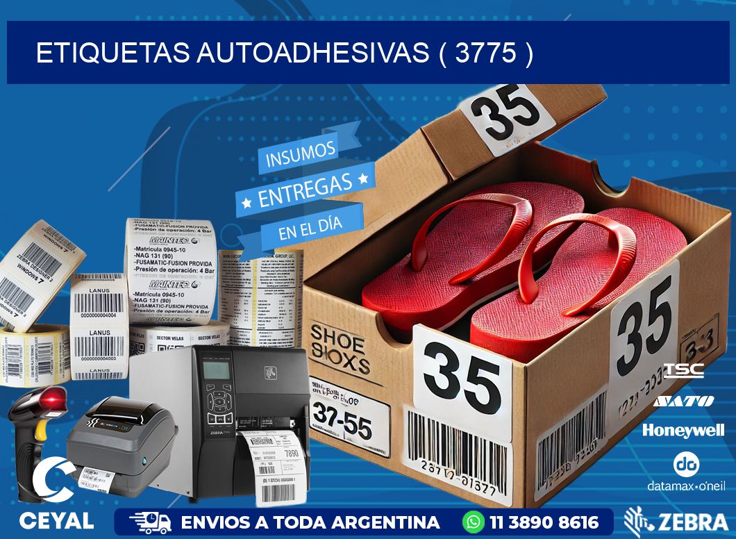 ETIQUETAS AUTOADHESIVAS ( 3775 )