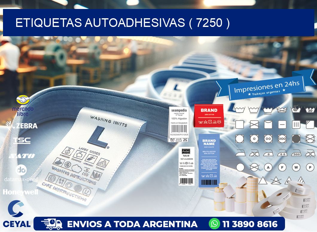 ETIQUETAS AUTOADHESIVAS ( 7250 )