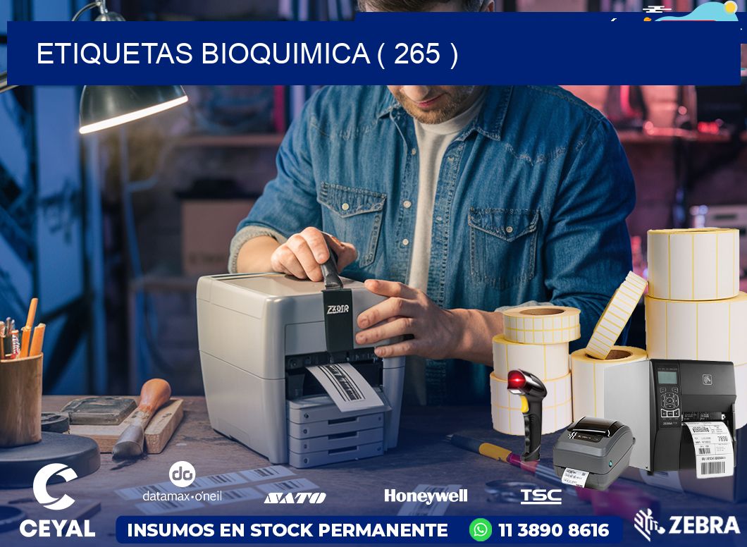 ETIQUETAS BIOQUIMICA ( 265 )