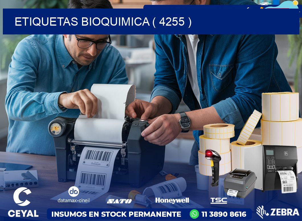 ETIQUETAS BIOQUIMICA ( 4255 )