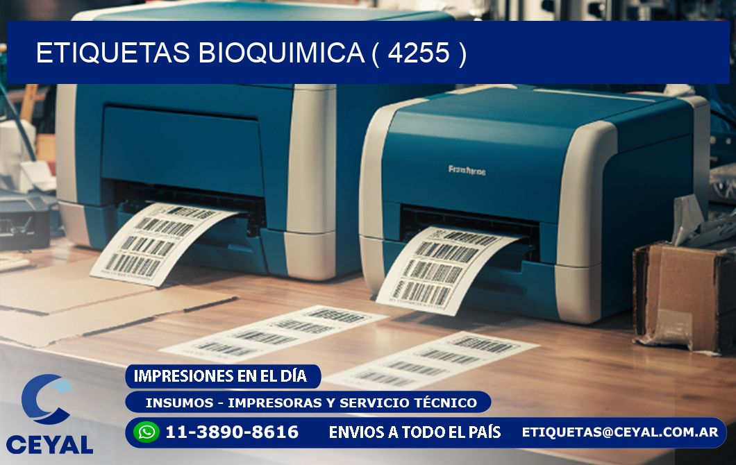 ETIQUETAS BIOQUIMICA ( 4255 )