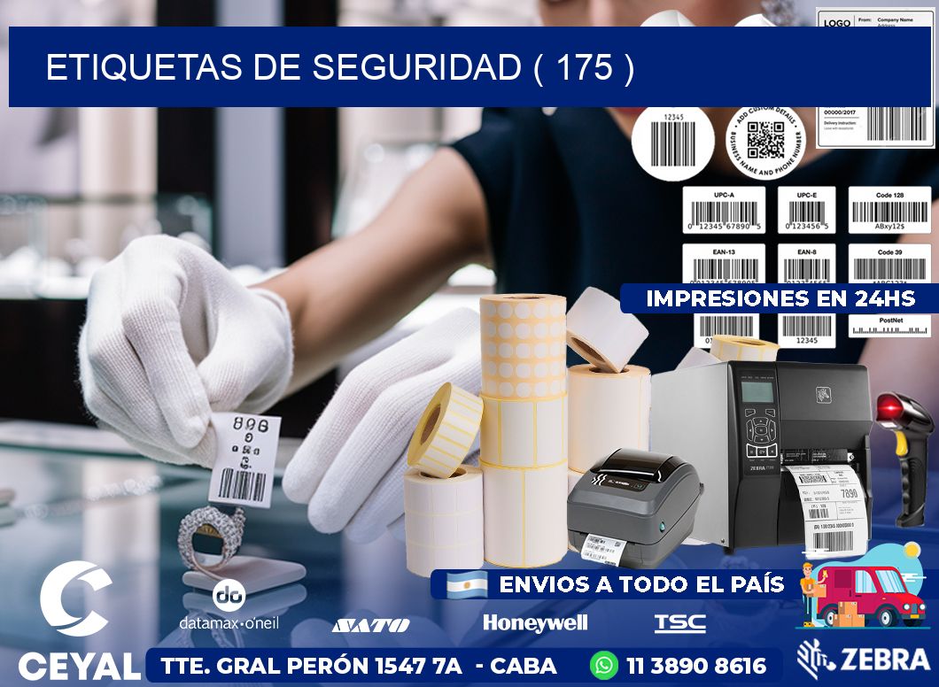 ETIQUETAS DE SEGURIDAD ( 175 )