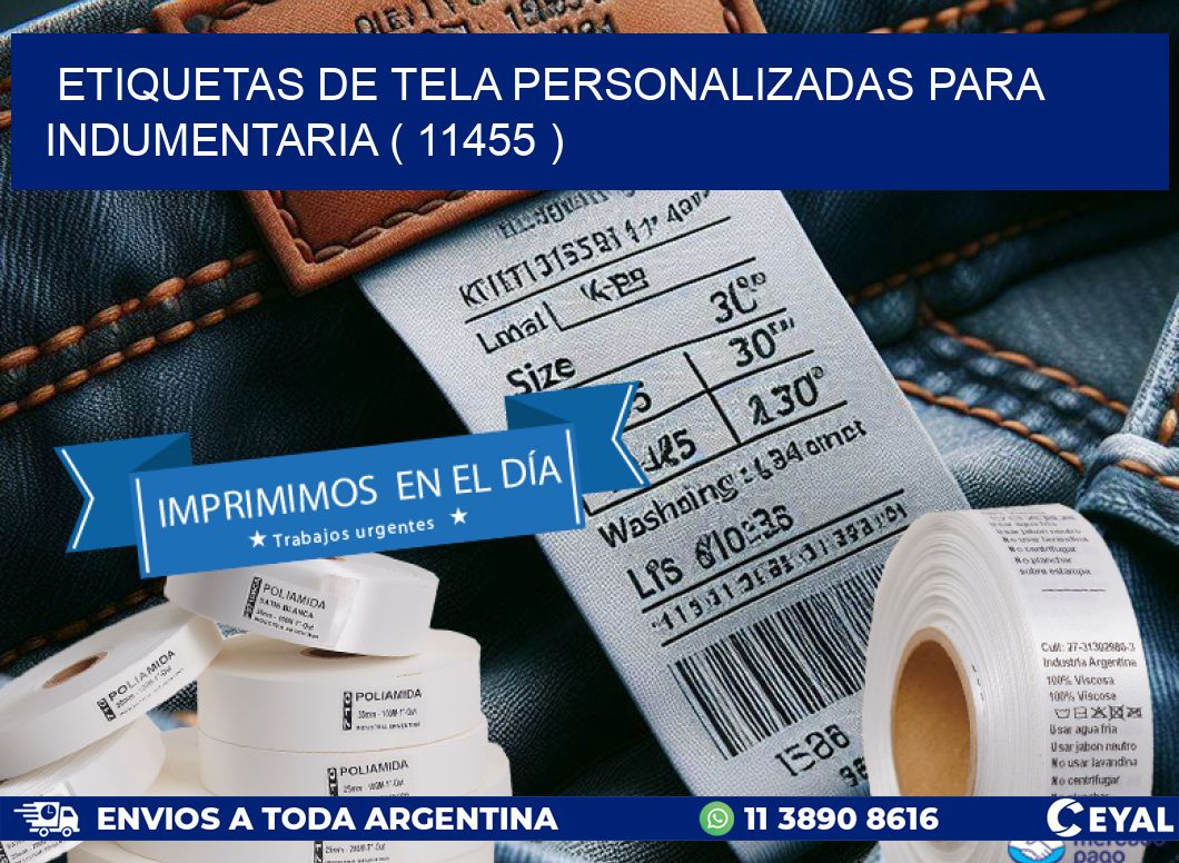 ETIQUETAS DE TELA PERSONALIZADAS PARA INDUMENTARIA ( 11455 )