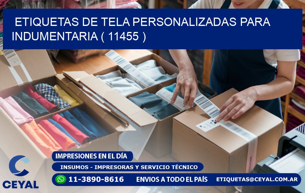 ETIQUETAS DE TELA PERSONALIZADAS PARA INDUMENTARIA ( 11455 )