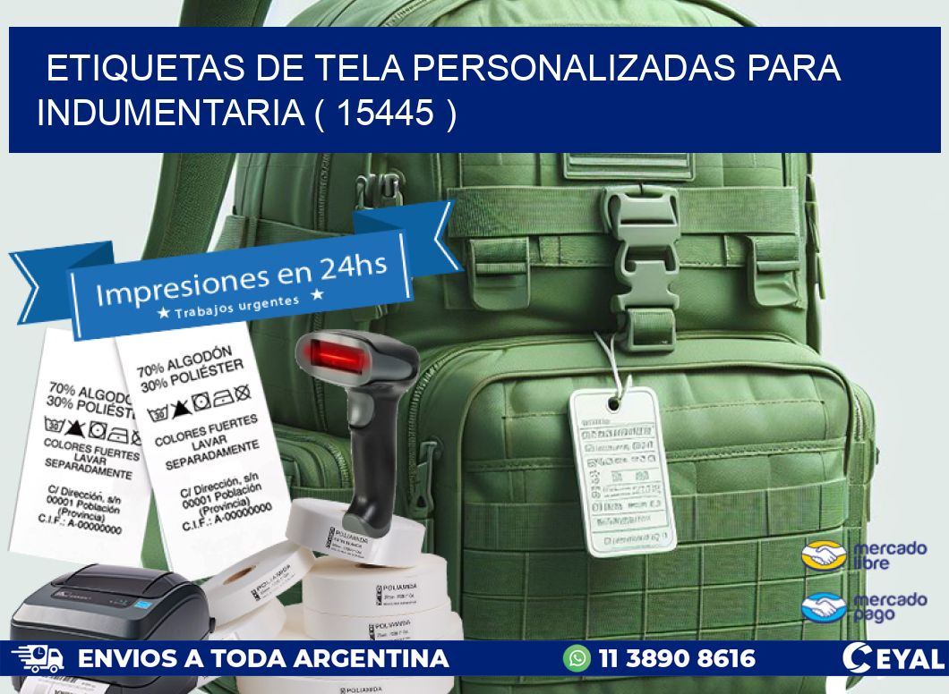 ETIQUETAS DE TELA PERSONALIZADAS PARA INDUMENTARIA ( 15445 )