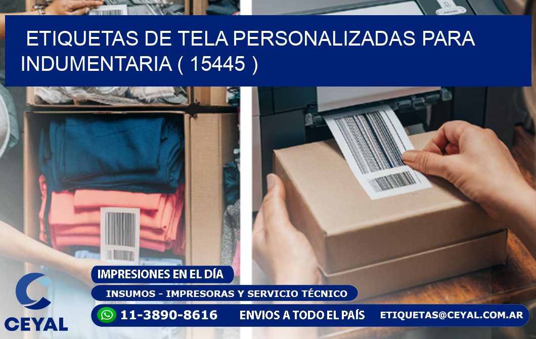 ETIQUETAS DE TELA PERSONALIZADAS PARA INDUMENTARIA ( 15445 )