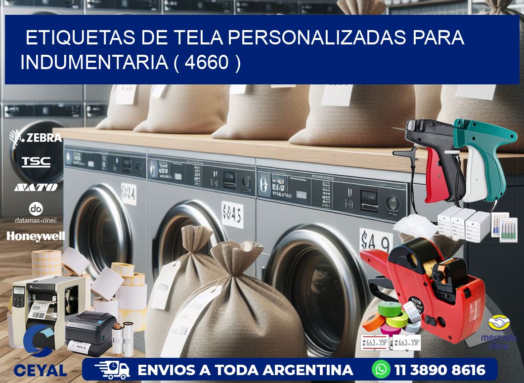 ETIQUETAS DE TELA PERSONALIZADAS PARA INDUMENTARIA ( 4660 )