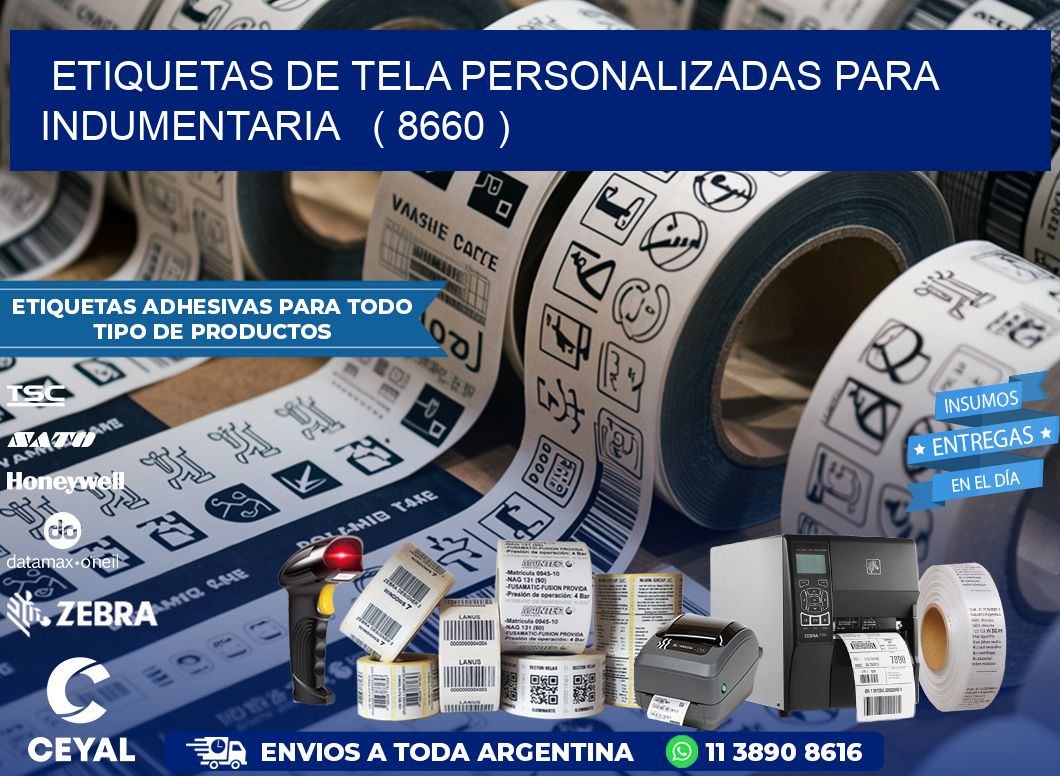 ETIQUETAS DE TELA PERSONALIZADAS PARA INDUMENTARIA   ( 8660 )