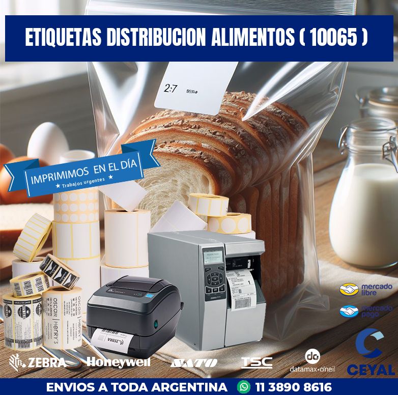 ETIQUETAS DISTRIBUCION ALIMENTOS ( 10065 )