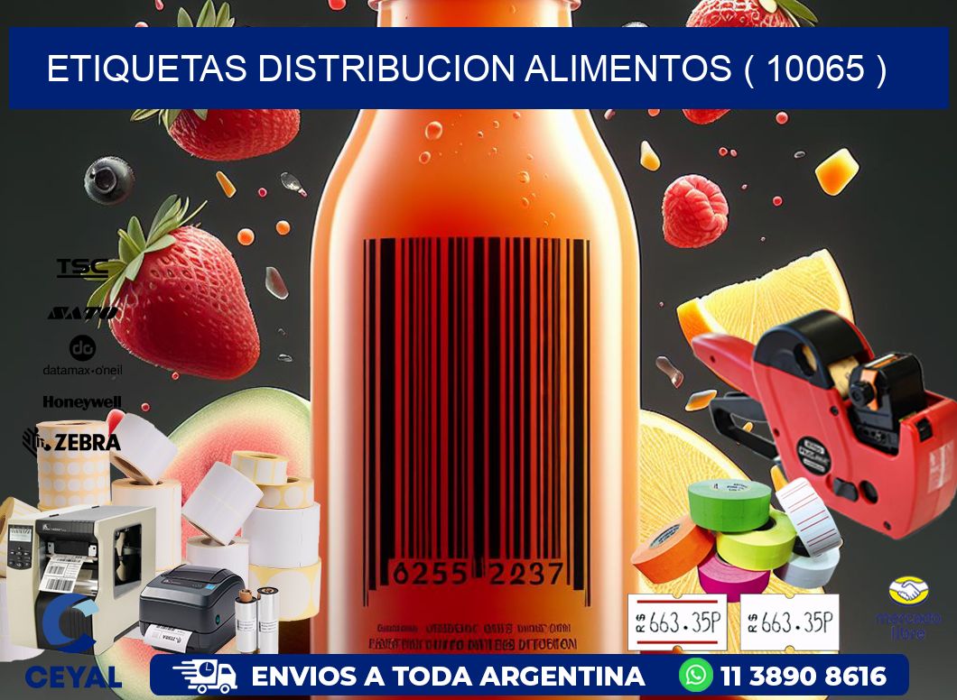 ETIQUETAS DISTRIBUCION ALIMENTOS ( 10065 )