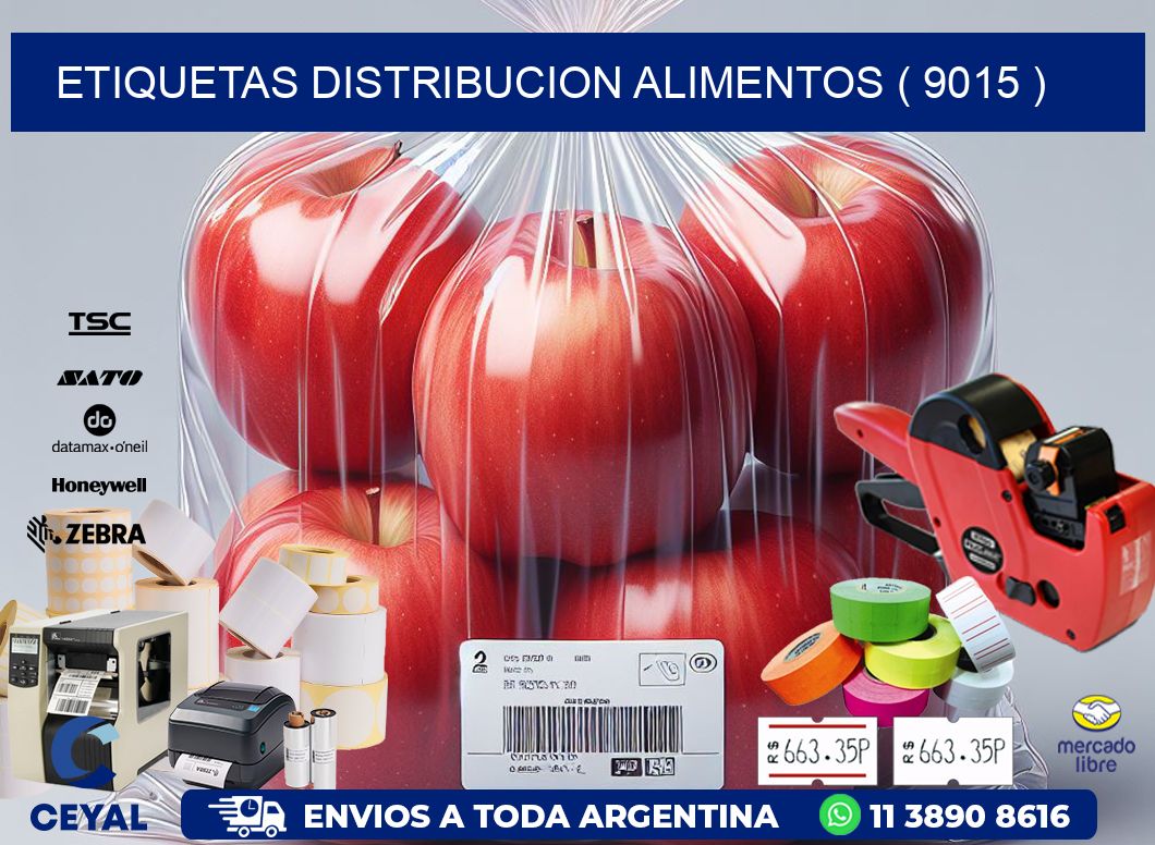 ETIQUETAS DISTRIBUCION ALIMENTOS ( 9015 )