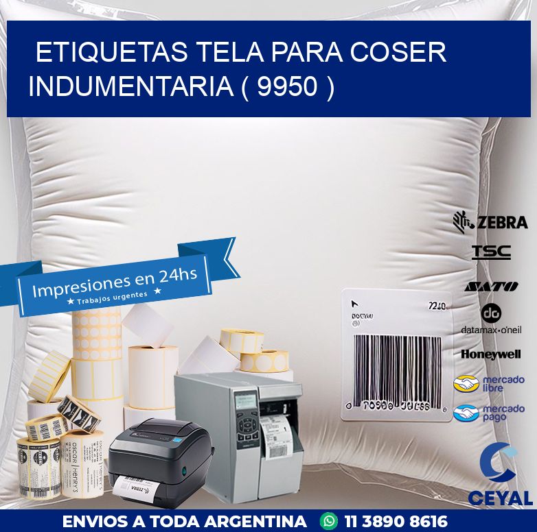 ETIQUETAS TELA PARA COSER INDUMENTARIA ( 9950 )