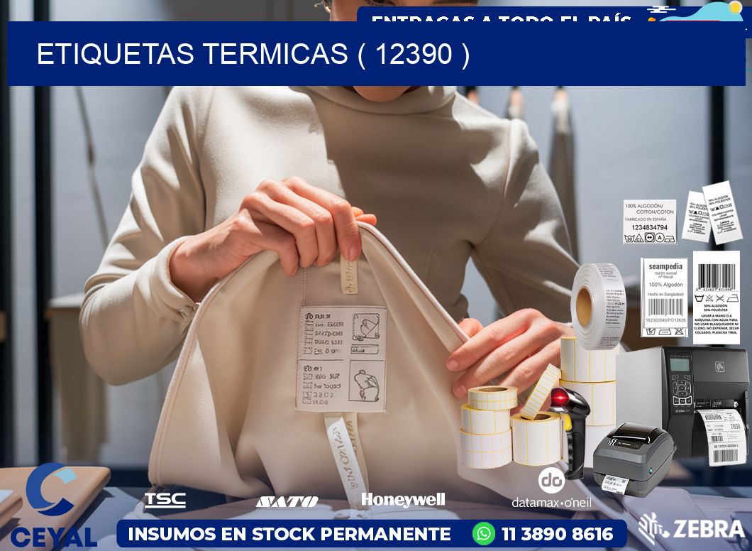 ETIQUETAS TERMICAS ( 12390 )