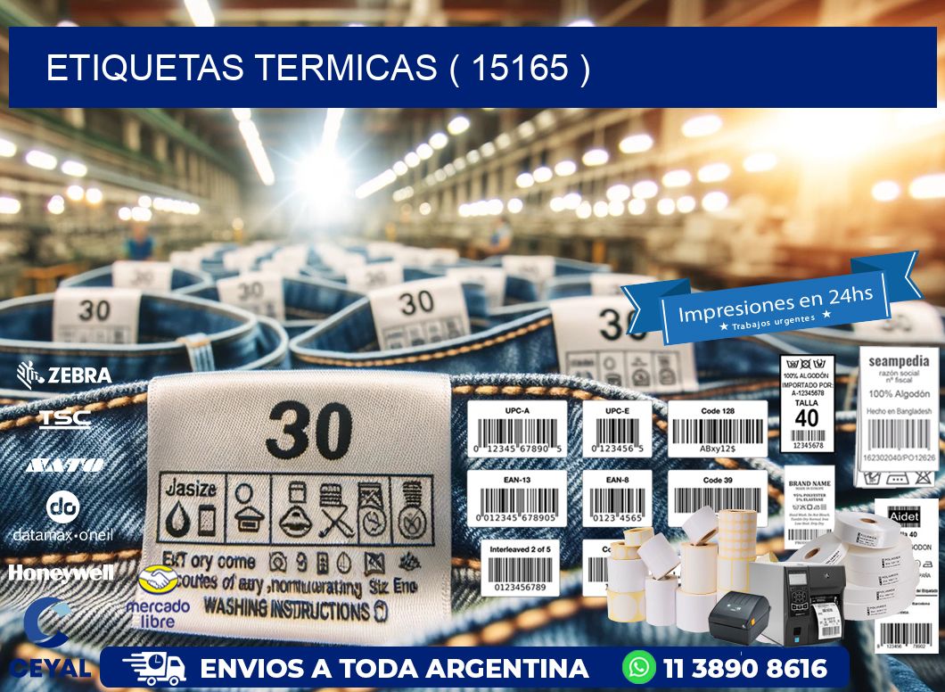ETIQUETAS TERMICAS ( 15165 )