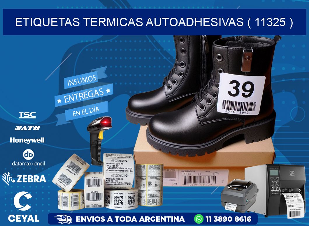 ETIQUETAS TERMICAS AUTOADHESIVAS ( 11325 )