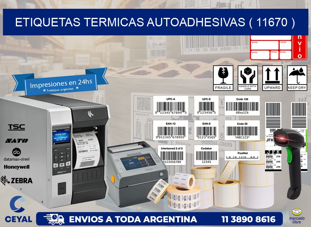 ETIQUETAS TERMICAS AUTOADHESIVAS ( 11670 )
