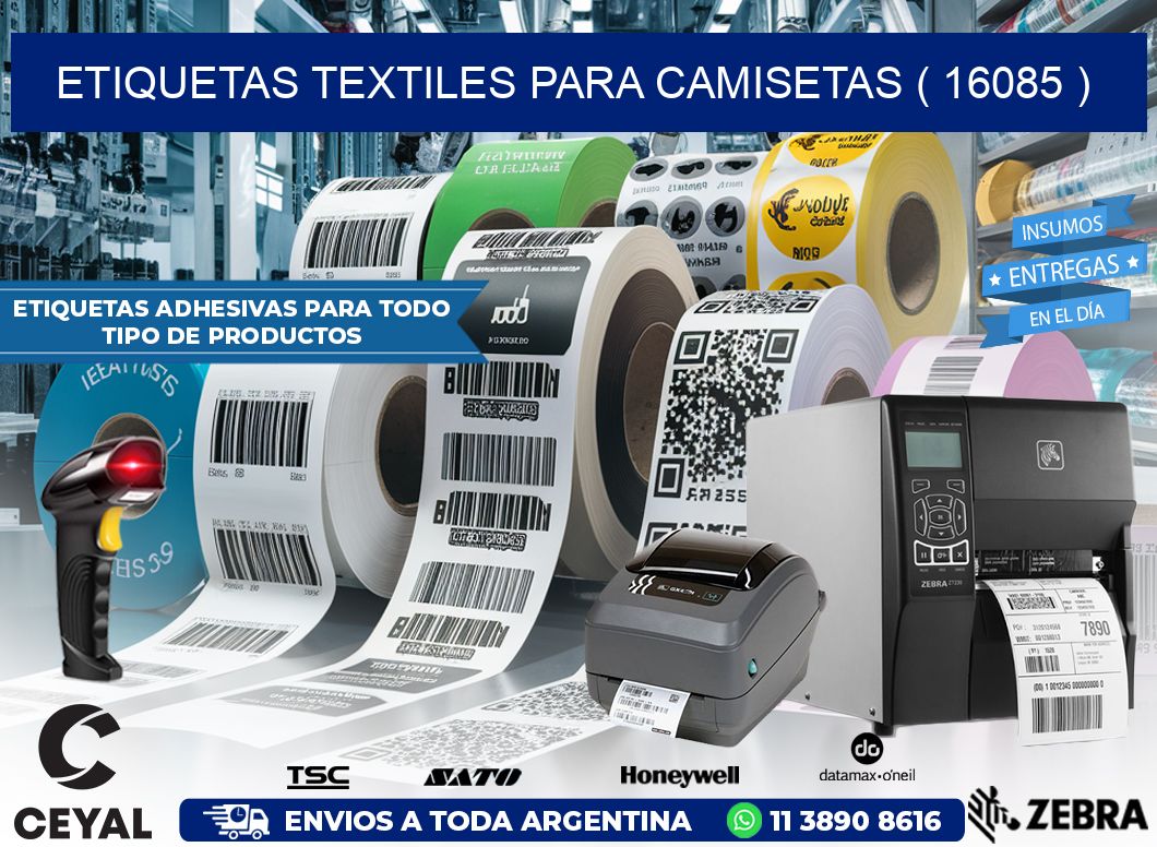 ETIQUETAS TEXTILES PARA CAMISETAS ( 16085 )