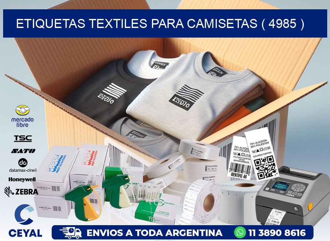 ETIQUETAS TEXTILES PARA CAMISETAS ( 4985 )