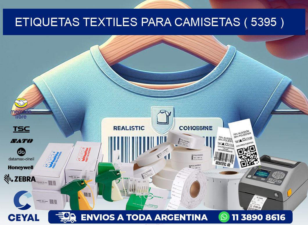ETIQUETAS TEXTILES PARA CAMISETAS ( 5395 )