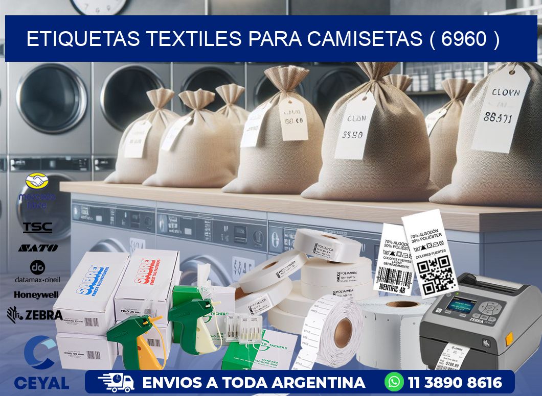 ETIQUETAS TEXTILES PARA CAMISETAS ( 6960 )