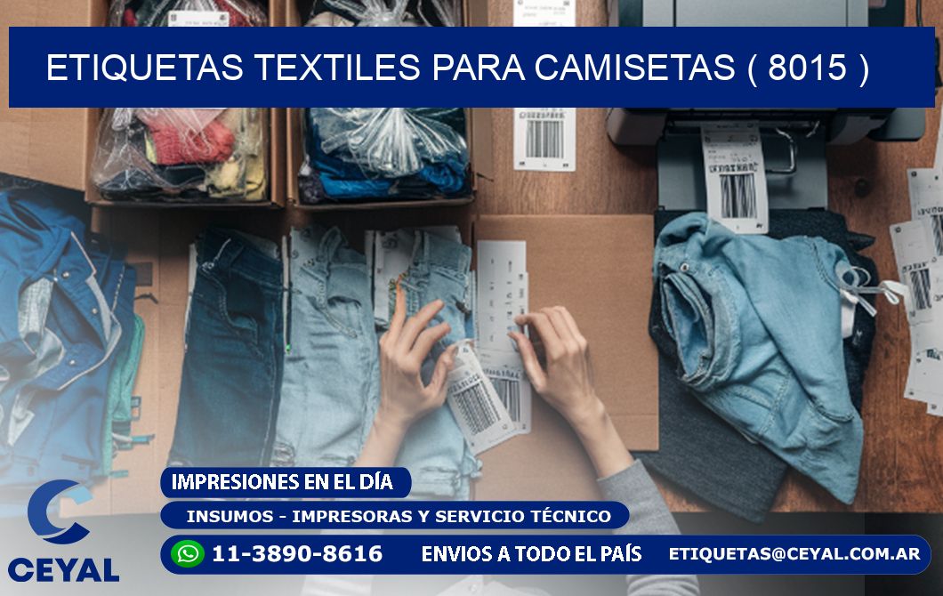 ETIQUETAS TEXTILES PARA CAMISETAS ( 8015 )