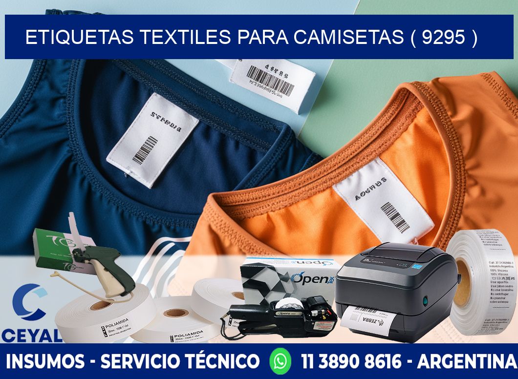 ETIQUETAS TEXTILES PARA CAMISETAS ( 9295 )