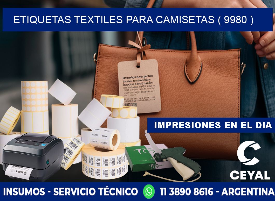ETIQUETAS TEXTILES PARA CAMISETAS ( 9980 )
