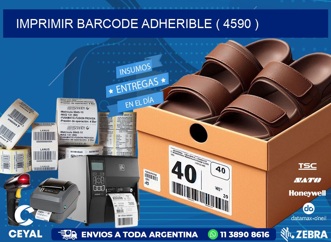 IMPRIMIR BARCODE ADHERIBLE ( 4590 )