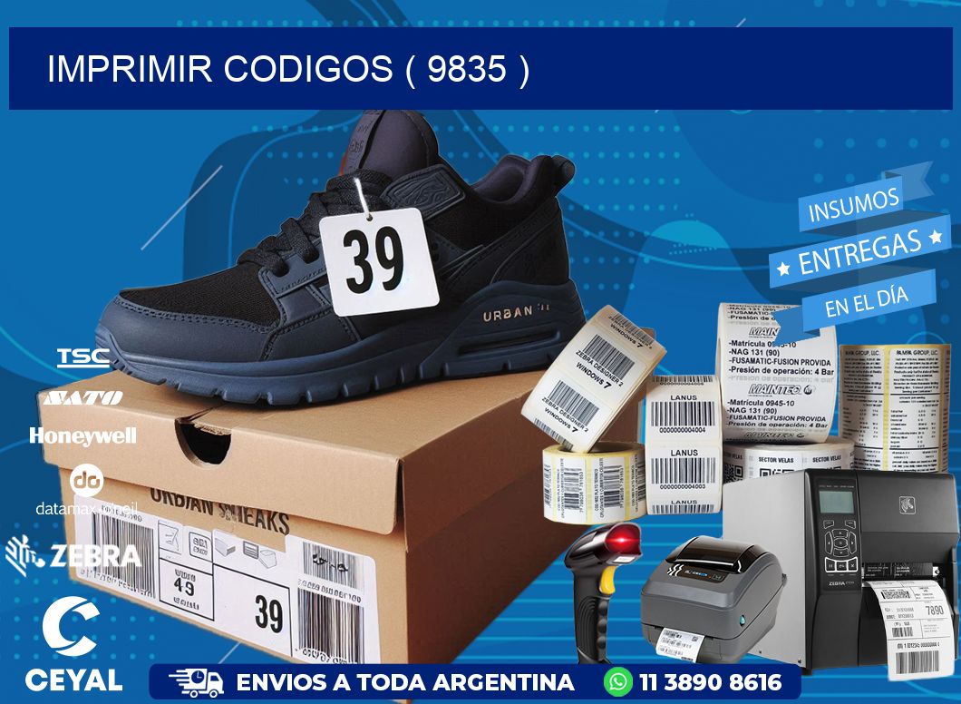 IMPRIMIR CODIGOS ( 9835 )