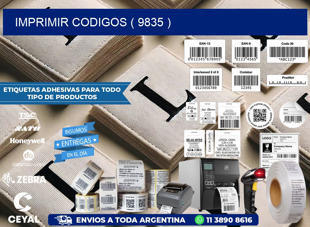 IMPRIMIR CODIGOS ( 9835 )