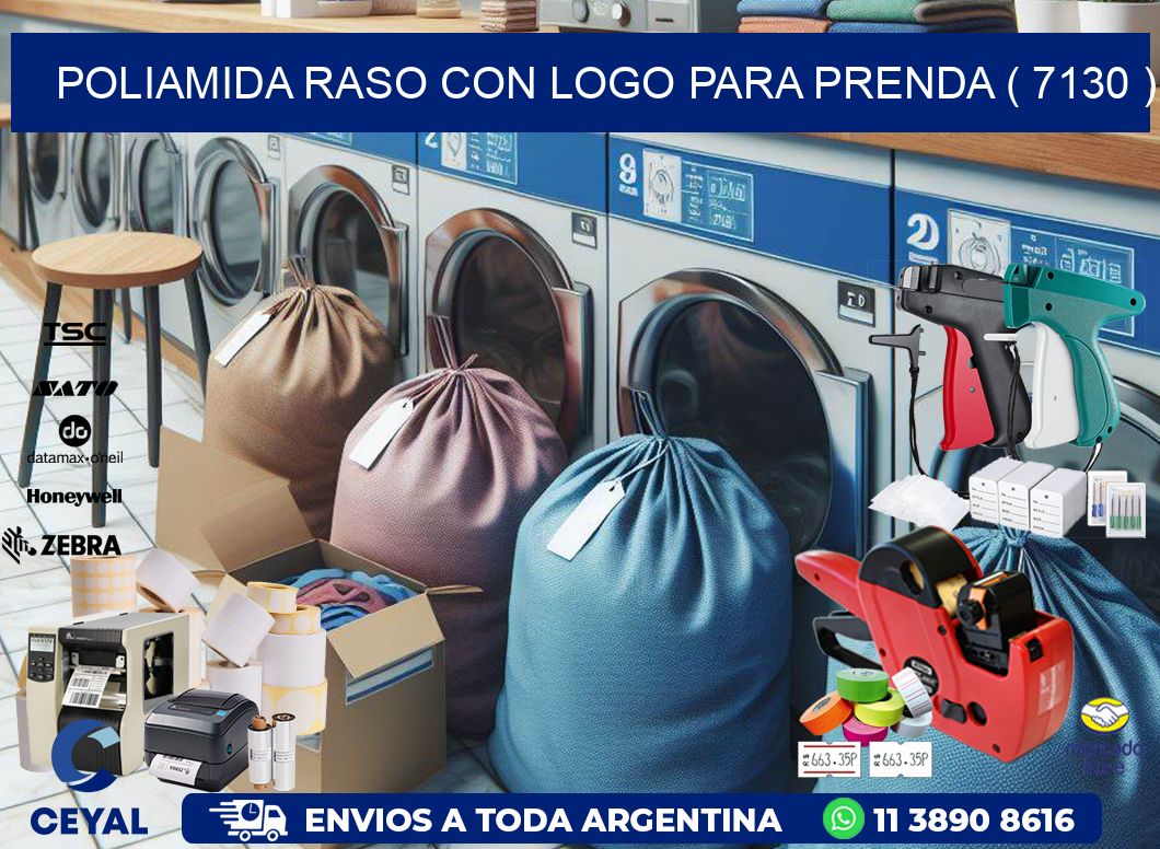 POLIAMIDA RASO CON LOGO PARA PRENDA ( 7130 )
