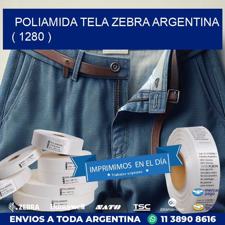 POLIAMIDA TELA ZEBRA ARGENTINA ( 1280 )
