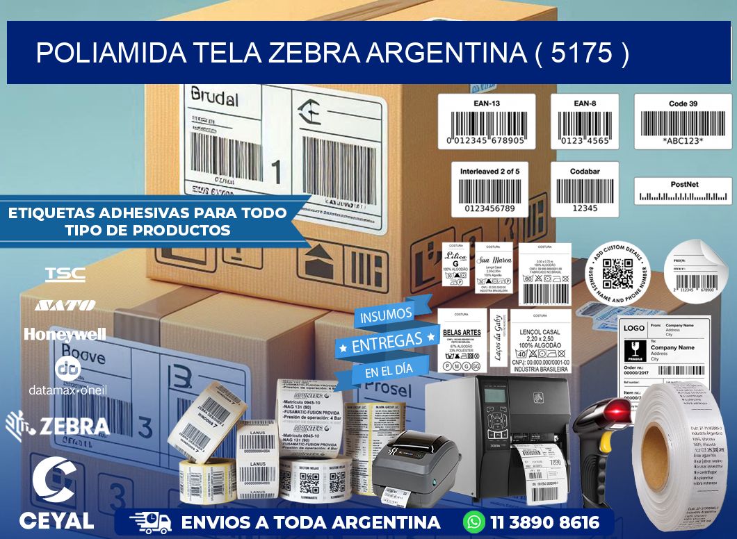 POLIAMIDA TELA ZEBRA ARGENTINA ( 5175 )