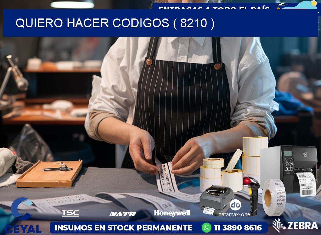 QUIERO HACER CODIGOS ( 8210 )