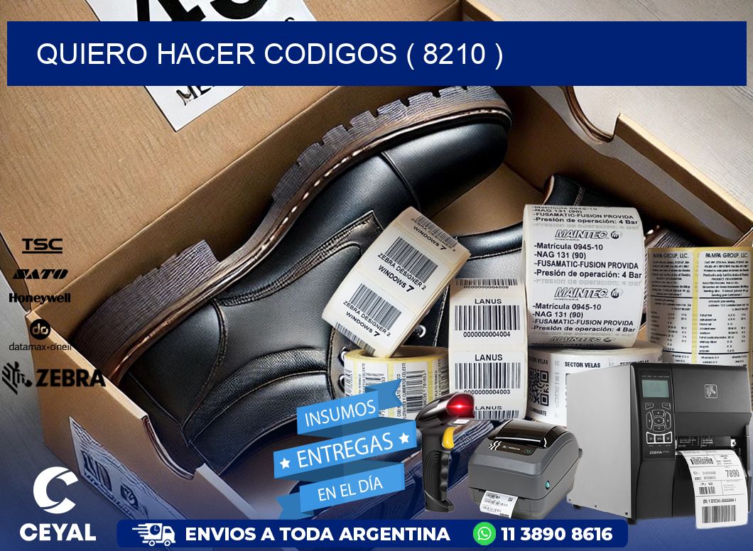 QUIERO HACER CODIGOS ( 8210 )