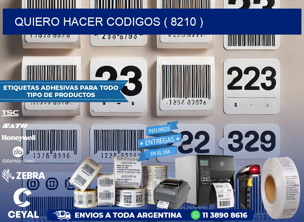 QUIERO HACER CODIGOS ( 8210 )