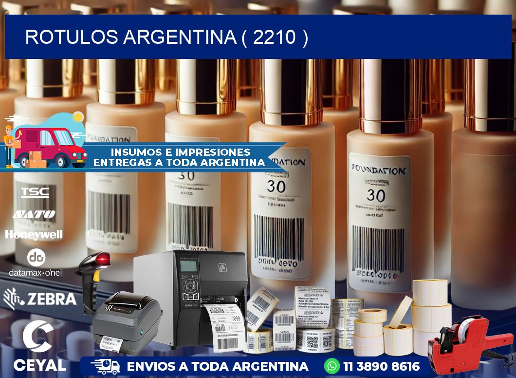 ROTULOS ARGENTINA ( 2210 )