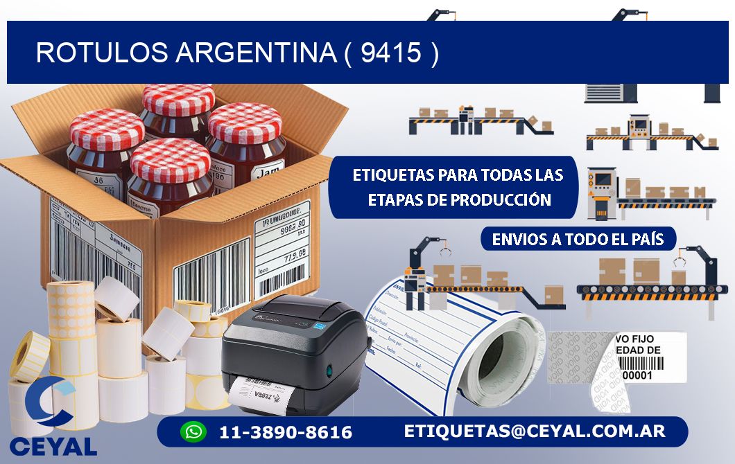 ROTULOS ARGENTINA ( 9415 )