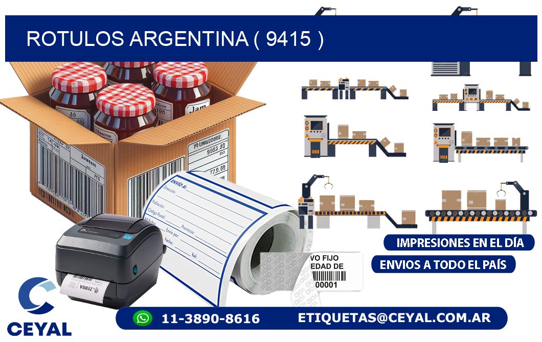 ROTULOS ARGENTINA ( 9415 )