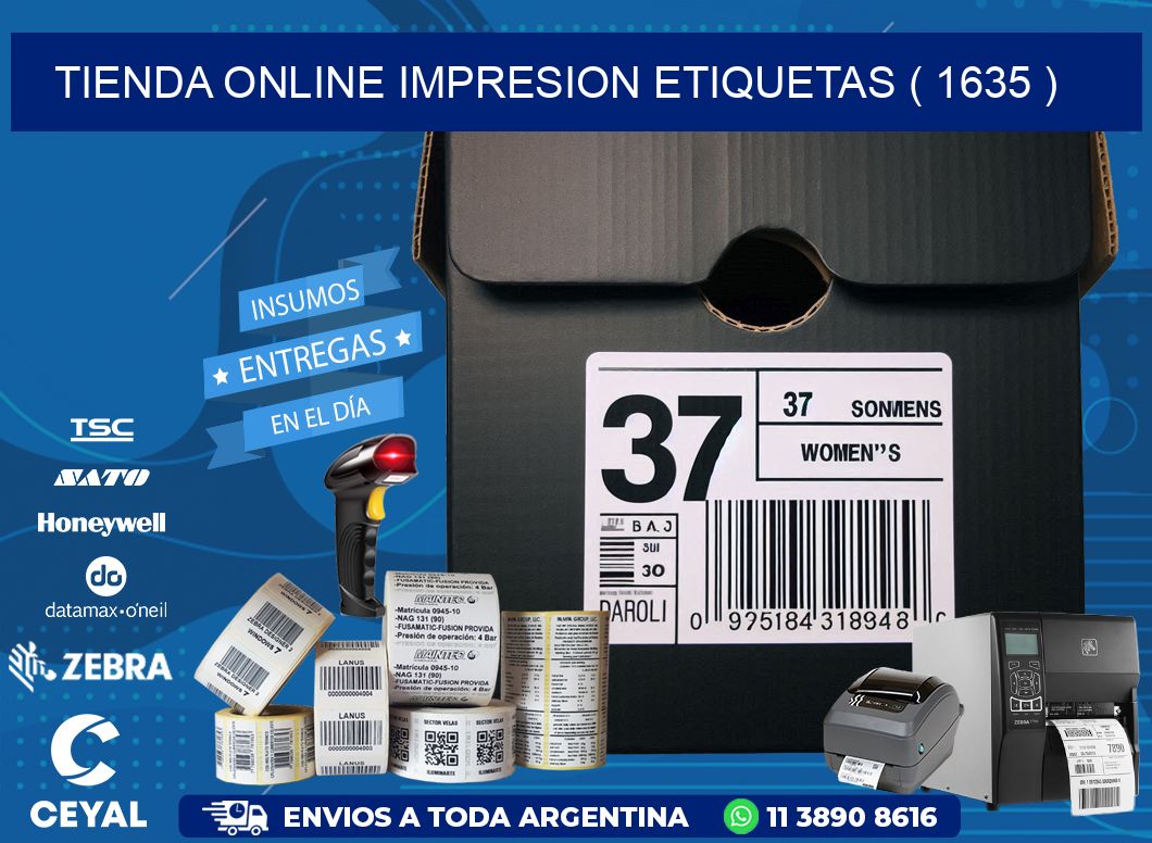 TIENDA ONLINE IMPRESION ETIQUETAS ( 1635 )