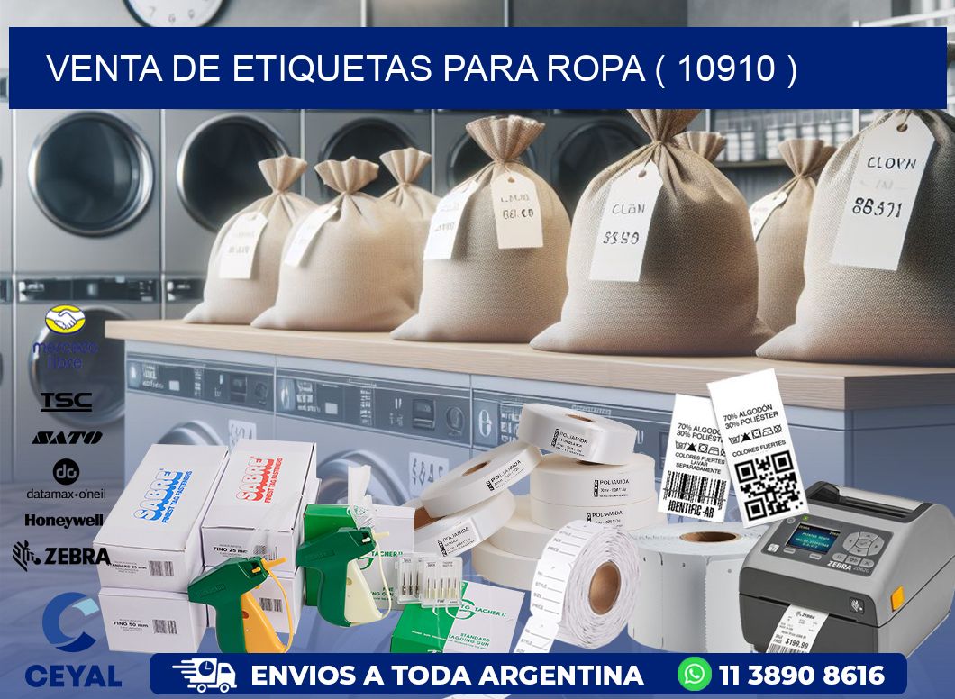VENTA DE ETIQUETAS PARA ROPA ( 10910 )
