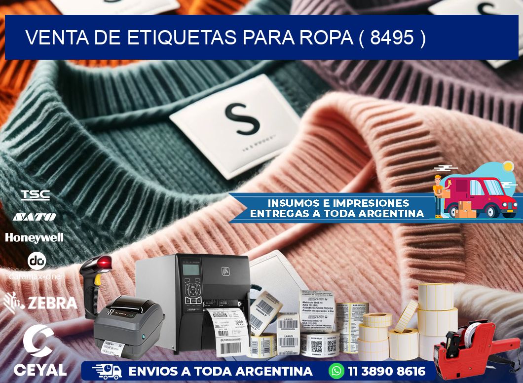 VENTA DE ETIQUETAS PARA ROPA ( 8495 )