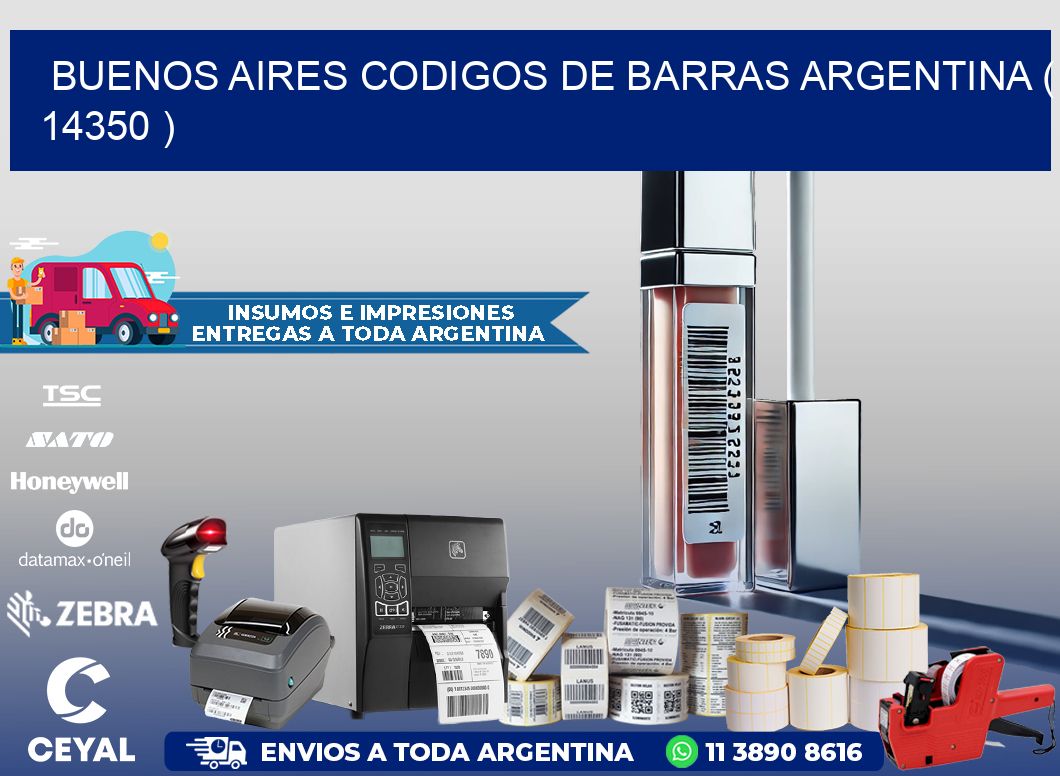 buenos aires codigos de barras argentina ( 14350 )